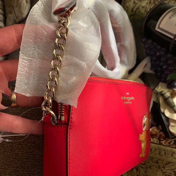 Authentic Kate Spade leather Tom & Jerry 2zip Limited Edition Cossbody - Picture 13 of 14